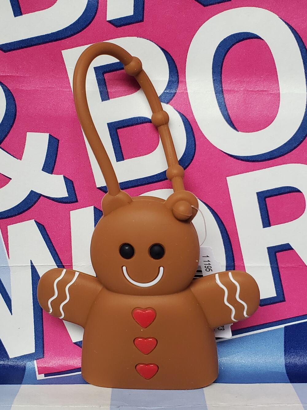 BBW Gingerbread Man PocketBac Holder Backpack Purse Bag Luggage Keychain